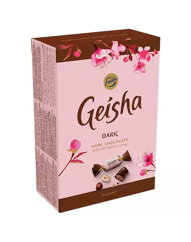 Geisha коробка конфет темный шоколад, 150 г