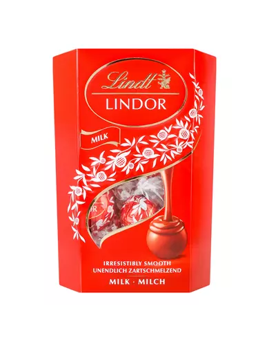 Lindor конфеты молочный шоколад, 200 г